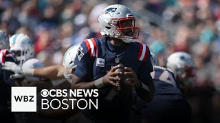 Why was JaLynn Polks touchdown overturned and should Patriots turn to Drake Maye [upl. by Broeker]