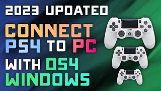 How to Use a PS4 Controller on PC w DS4 Windows  Updated 2023 GuideWalkthrough [upl. by Comyns]