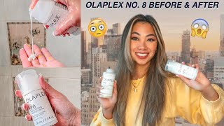 NEW Olaplex No 8 Before amp After  Review  Colored Hair [upl. by Piper986]