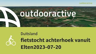 Fietsroute in Duitsland fietstocht achterhoek vanuit Elten20230720 [upl. by Rouvin445]