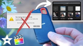 Edit in iMovie 2023 from an External Harddrive SanDisk Extreme [upl. by Bob224]