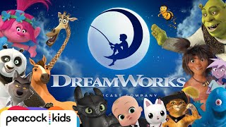 🎣🌙 Every DreamWorks Animation Film  TV Intro EVER [upl. by Seluj362]