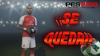 DEBUT DE AUBAMEYANG¡¡Y HAT TRICK  MYCLUB PES 2018  DannyAnakin [upl. by Grissel299]