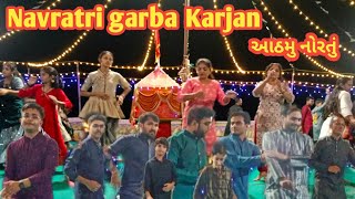 kathiyawadi Navratri garba Karjan  gujarati  JayshreeBhavin vlogs [upl. by Skylar919]