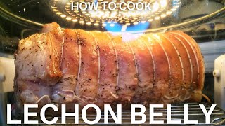 LECHON BELLY ROLL TURBO STYLE NO SALT CRUST NO BOILING NO STEAMING AND NO DEEP FRYING [upl. by Shu]