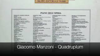 Giacomo Manzoni quotQuadruplumquot 1968 [upl. by Ryle135]