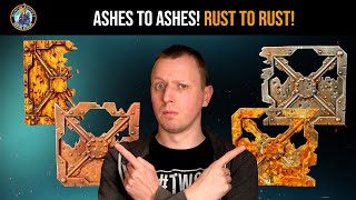 4 Ways to paint RUST effects for your Warhammer 40000 Blanchitsu and Fallout  Duncan Rhodes [upl. by Assiran]