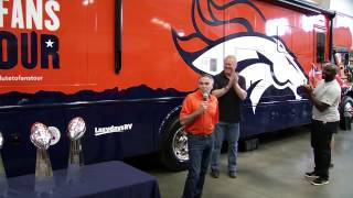 Unveiling the Broncos Salute to Fans RV at Lazydays RV [upl. by Rehpoitsirhc]