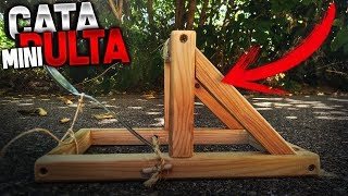 COMO HACER UNA MINI CATAPULTA MEDIEVAL [upl. by Waynant]