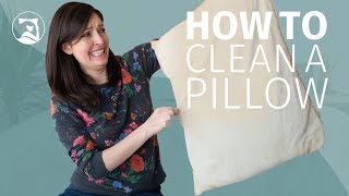 How To Clean Your Pillow  Its Easy [upl. by Ocer]