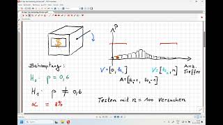 05 Hypothesentest beidseitig mit Binomialverteilung [upl. by Neleag]