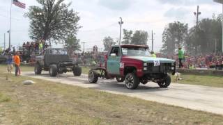 Chevy Vs Ford Tug O War At Wapak Tug Fest [upl. by Ecirp372]