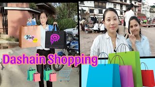 aaja ko Dashain Shopping ma kata gayumRairoojina SUSMaFOODBlog [upl. by Ardnuassac]