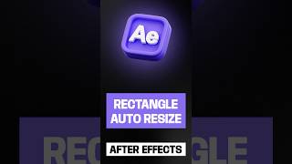 REDIMENSIONNER AUTOMATIQUEMENT UN RECTANGLE POUR UN TEXTE SUR AFTER EFFECTS [upl. by Hoisch]