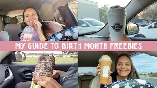 My Guide to Birth Month Freebies 2024 [upl. by Cooe]