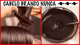 👉🏽Tinta NATURAL pCABELO BRANCO 👉🏽Aprenda a Preparar em CASACABELO BRANCO GRISALHO nunca [upl. by Ynatil]