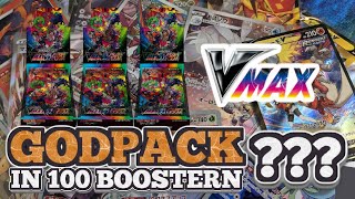 100 BOOSTER Vmax Climax  God Pack in 10 Displays Pokemon Karten Opening deutsch [upl. by Lolly]