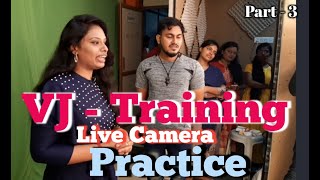 VJ Training Live Practice  VJ ஆவது எப்படி  How to become a VJ  Part3  Cokkorokko  VJ Priya [upl. by Yhtorod931]