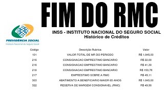 FIM DO RMC COMO ACABAR COM EMPRÉSTIMOS CONSIGNADOS CUIDADOS EM 2023 [upl. by Bertle583]