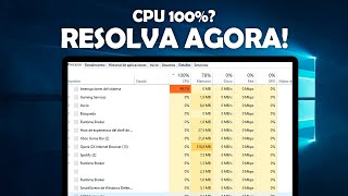 Como Resolver o Problema de CPU 100  2024 [upl. by Ardnikal]