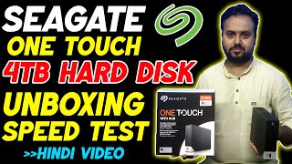 Seagate 4TB External Hard Drive Review  Data Transfer Speed Test हिंदी [upl. by Dusty409]