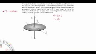 MecânicaFísica Q5  Movimento Angular  MUV  Cinemática [upl. by Azrim164]