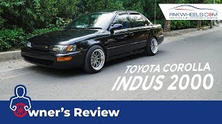 Indus Corolla 2000  Owners Review Price Specs amp Features  PakWheels [upl. by Aihsatsan854]