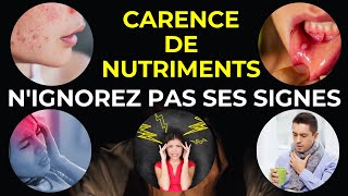 23 Signes de Manque en Nutriments et Comment les Corriger [upl. by Aivle]