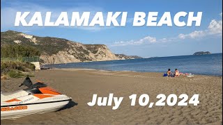 Kalamaki Beach Zante island July 102024  beach time [upl. by Karolina965]