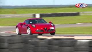 Alfa Romeo 4C  road test by SAT TV Show 15062014 [upl. by Bledsoe]