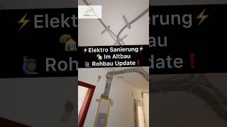 ⚡️Elektrosanierung 🙋🏾‍♂️Update elektrik elektriker handwerk elektro strom kabel baustelle [upl. by Sivad]