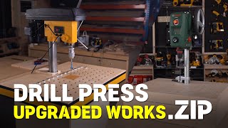 Drill Press Upgrade Work Collection  DIY  Compilation [upl. by Rimaj649]