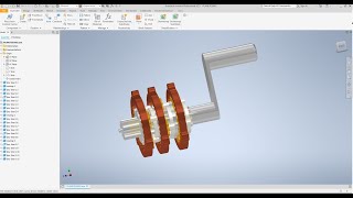 Planetary Gear Tutorial in AutoDesk Inventor 2021 using Dynamic Sim [upl. by Lletram]