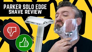 Wet Shave Review NEW SOLOEDGE From Parker Single Edge Safety Razor [upl. by Alrahs128]