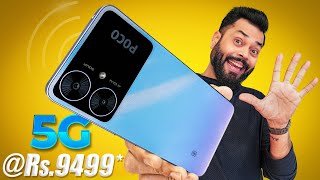 POCO M6 5G Unboxing and First Impressions ⚡ Dimensity 6100 90Hz 23Y Updates Rs9499 [upl. by Asusej61]