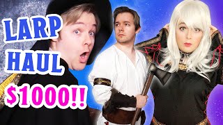 1000 LARP COSTUME HAUL 2021  Armstreet Clothing TryOn [upl. by Rubliw]