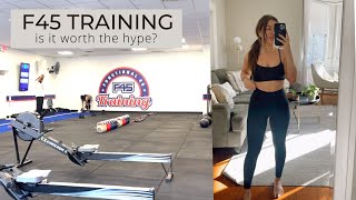 I TRIED F45 TRAINING FOR A WEEK  HERES MY REVIEW [upl. by Farman742]