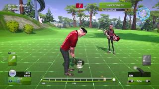 Playing a few holes in Powerstar Golf on the Xbox One [upl. by Akeber]