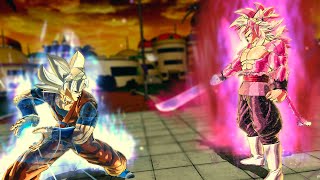 Dragon Ball Xenoverse 2 Mods SDBH Goku Ultra Instinct Vs Goku Black Super Saiyan 4 Rose [upl. by Truda740]