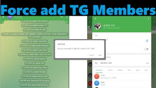 How to add real members to your telegram group in bulk  FREE [upl. by Aihtnyc]