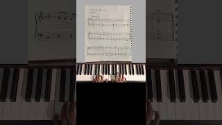 lavenders blue piano easy with sheet music shorts piano lavenders blue [upl. by Arenahs]