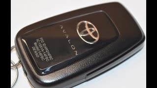 2019  2023 Toyota Avalon Key Fob Battery Replacement  EASY DIY [upl. by Merri]