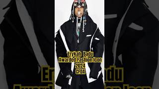 Erykah Badu Winner CFDA Fashion ICON 2024 shorts styleblogger [upl. by Akenn612]