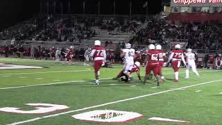 Chippewa Valley 2024 QB Andrew Schuster Grand Valley State commit full game highlights vs Dakota [upl. by Fortunia]