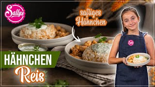 Hähnchen mit türkischem Reis Rezept  Samira kocht allein  Sallys Welt [upl. by Artnoed]