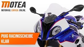 Motorrad Racingscheibe Puig klar [upl. by Ainezey500]