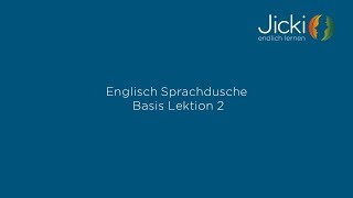 Englisch lernen für Anfänger Lektion 2 [upl. by Gerstner]