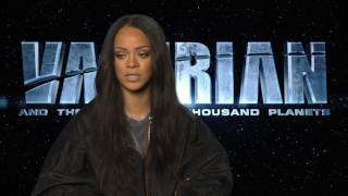 Valerian Interview Rihanna 1 [upl. by Joacima]