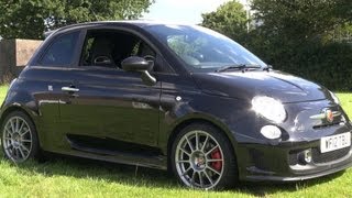 Abarth 500 Esseesse in Black with Titanium alloys and Monza exhaust [upl. by Ansel]