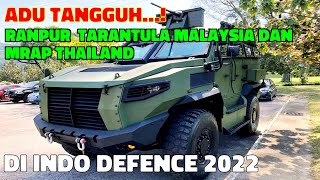 ADU TANGGUH RANPUR TARANTULA MALAYSIA DAN MRAP THAILAND DI INDO DEFENCE 2022 [upl. by Nazar]